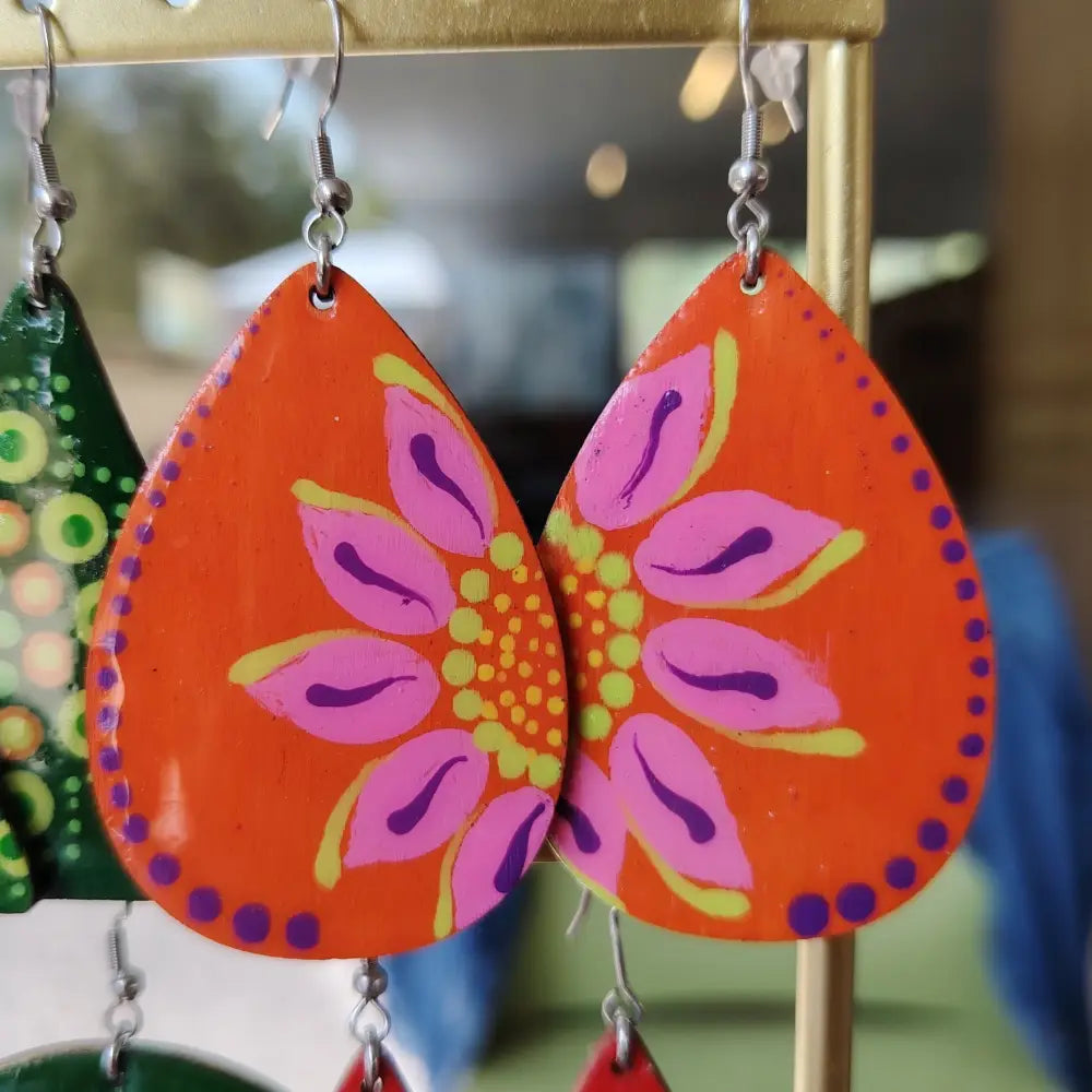 Pendientes artesanales